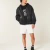 Gewaschene schwarze Denim-Skaterjacke Gewaschene schwarze Denim-Skaterjacke
