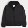 Gewaschene schwarze Denim-Skaterjacke Gewaschene schwarze Denim-Skaterjacke