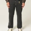 Gewaschene schwarze Loose Painter Jeans Gewaschene schwarze Loose Painter Jeans
