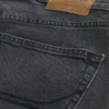 Gewaschene schwarze Slim-Fit-Jeans Gewaschene schwarze Slim-Fit-Jeans