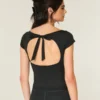 Gilly Hicks Active Ballett-Top mit Bindeband