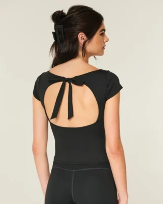 Gilly Hicks Active Ballett-Top mit Bindeband