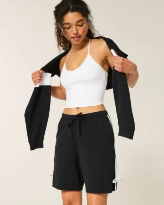 Gilly Hicks Active Cooldown Shorts mit seitlicher Schleife