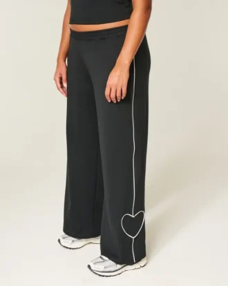 Gilly Hicks Active Recharge Baggy-Hose mit Herzspitzen