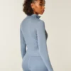 Gilly Hicks Active Recharge Bow Double Zip Jacket
