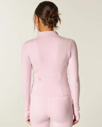 Gilly Hicks Active Recharge Bow Double Zip Jacket