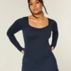 Gilly Hicks Active Recharge Cinch Sweetheart Top Gilly Hicks Active Recharge Cinch Sweetheart Top