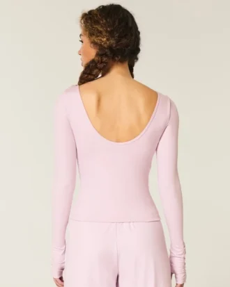 Gilly Hicks Active Recharge Cinch Sweetheart Top