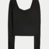 Gilly Hicks Active Recharge Cinch Sweetheart Top Gilly Hicks Active Recharge Cinch Sweetheart Top