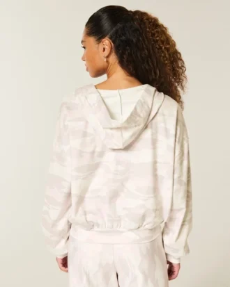 Gilly Hicks Active Recharge Easy Zip-Up Hoodie