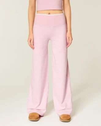 Gilly Hicks Active Recharge Foldover-Hose mit weitem Bein