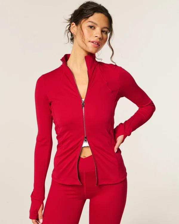 Gilly Hicks Active Recharge Slim & Snatched Full-Zip Gilly Hicks Active Recharge Slim & Snatched Full-Zip