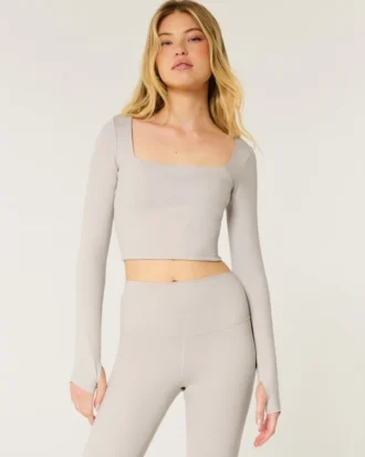 Gilly Hicks Active Recharge Top mit quadratischem Ausschnitt