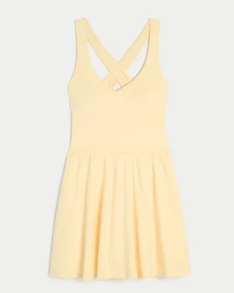 Gilly Hicks Active Recharge Wrap Halter Dress