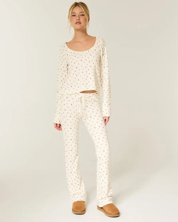 Gilly Hicks Always Cozy Waffle Bootcut Pants Gilly Hicks Always Cozy Waffle Bootcut Pants