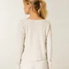 Gilly Hicks Always Cozy Waffle Langarm-Shirt mit Rundhalsausschnitt Gilly Hicks Always Cozy Waffle Langarm-Shirt mit Rundhalsausschnitt
