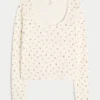 Gilly Hicks Always Cozy Waffle Langarm-Shirt mit Rundhalsausschnitt Gilly Hicks Always Cozy Waffle Langarm-Shirt mit Rundhalsausschnitt
