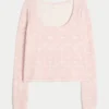 Gilly Hicks Always Cozy Waffle Langarm-Shirt mit Rundhalsausschnitt Gilly Hicks Always Cozy Waffle Langarm-Shirt mit Rundhalsausschnitt