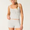 Gilly Hicks Bequeme Shorts aus Strick Gilly Hicks Bequeme Shorts aus Strick