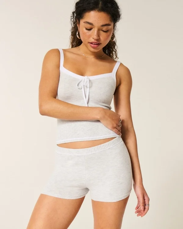 Gilly Hicks Bequeme Shorts aus Strick Gilly Hicks Bequeme Shorts aus Strick