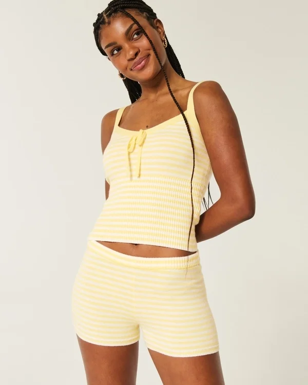 Gilly Hicks Bequeme Shorts aus Strick Gilly Hicks Bequeme Shorts aus Strick