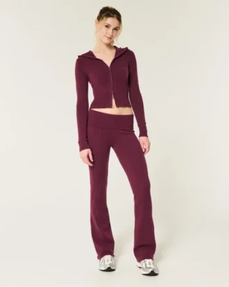 Gilly Hicks Bequeme Strickhose mit umgeschlagenem Bund