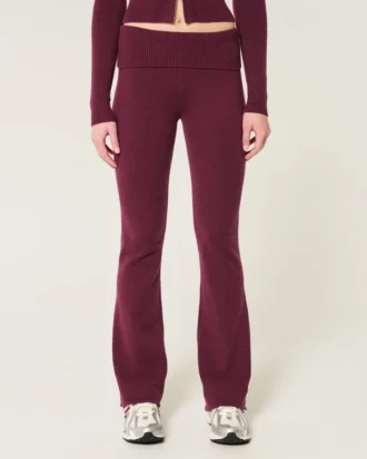 Gilly Hicks Bequeme Strickhose mit umgeschlagenem Bund