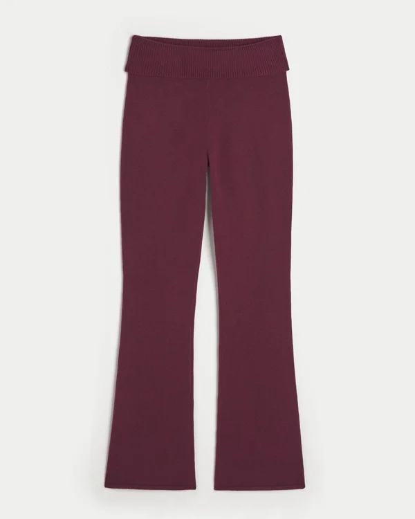 Gilly Hicks Bequeme Strickhose mit umgeschlagenem Bund Gilly Hicks Bequeme Strickhose mit umgeschlagenem Bund