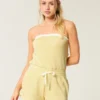 Gilly Hicks Bequemer trägerloser Waffel-Onesie