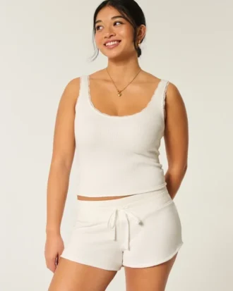 Gilly Hicks Gemütliche Waffel-Mini-Shorts