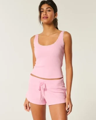 Gilly Hicks Gemütliche Waffel-Mini-Shorts