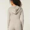 Gilly Hicks Gemütlicher Sweater-Strick-Hoodie mit Reißverschluss Gilly Hicks Gemütlicher Sweater-Strick-Hoodie mit Reißverschluss