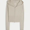 Gilly Hicks Gemütlicher Sweater-Strick-Hoodie mit Reißverschluss Gilly Hicks Gemütlicher Sweater-Strick-Hoodie mit Reißverschluss