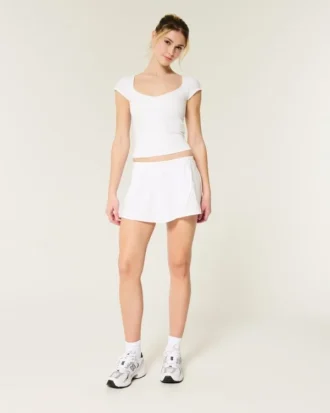 Gilly Hicks Mid-Rise Ballet Wrap Skortie