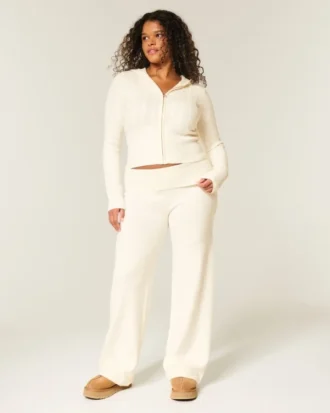 Gilly Hicks Pullover-Strickhose mit Umschlag