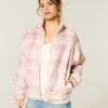Gilly Hicks Sherpa-Sweatshirt mit Reißverschluss Gilly Hicks Sherpa-Sweatshirt mit Reißverschluss