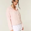 Gilly Hicks Sherpa-Sweatshirt mit Reißverschluss Gilly Hicks Sherpa-Sweatshirt mit Reißverschluss