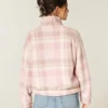 Gilly Hicks Sherpa-Sweatshirt mit Reißverschluss Gilly Hicks Sherpa-Sweatshirt mit Reißverschluss