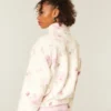 Gilly Hicks Sherpa-Sweatshirt mit Reißverschluss