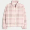 Gilly Hicks Sherpa-Sweatshirt mit Reißverschluss Gilly Hicks Sherpa-Sweatshirt mit Reißverschluss