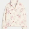 Gilly Hicks Sherpa-Sweatshirt mit Reißverschluss