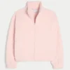 Gilly Hicks Sherpa-Sweatshirt mit Reißverschluss Gilly Hicks Sherpa-Sweatshirt mit Reißverschluss