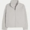 Gilly Hicks Sherpa-Sweatshirt mit Reißverschluss Gilly Hicks Sherpa-Sweatshirt mit Reißverschluss