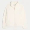 Gilly Hicks Sherpa-Sweatshirt mit Reißverschluss Gilly Hicks Sherpa-Sweatshirt mit Reißverschluss