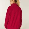 Gilly Hicks Sherpa-Sweatshirt mit Viertelreißverschluss Gilly Hicks Sherpa-Sweatshirt mit Viertelreißverschluss