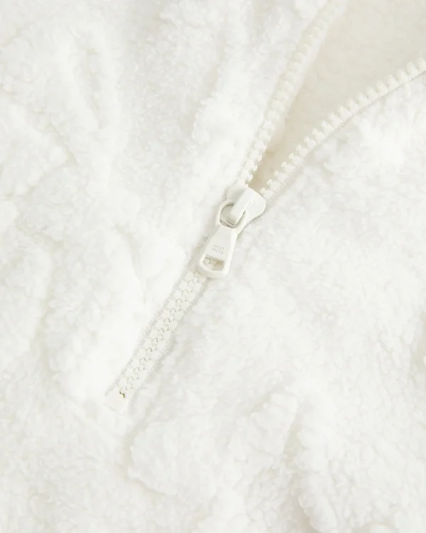 Gilly Hicks Sherpa-Sweatshirt mit Viertelreißverschluss Gilly Hicks Sherpa-Sweatshirt mit Viertelreißverschluss