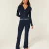 Gilly Hicks Sweater-Knit Foldover Bootcut Pants Gilly Hicks Sweater-Knit Foldover Bootcut Pants