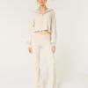 Gilly Hicks Sweater-Strickhose mit umgeschlagenem Bund und ausgestelltem Bein Gilly Hicks Sweater-Strickhose mit umgeschlagenem Bund und ausgestelltem Bein