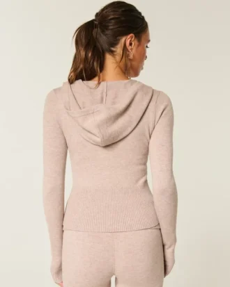 Gilly Hicks Sweatshirt mit Reißverschluss und Kapuze