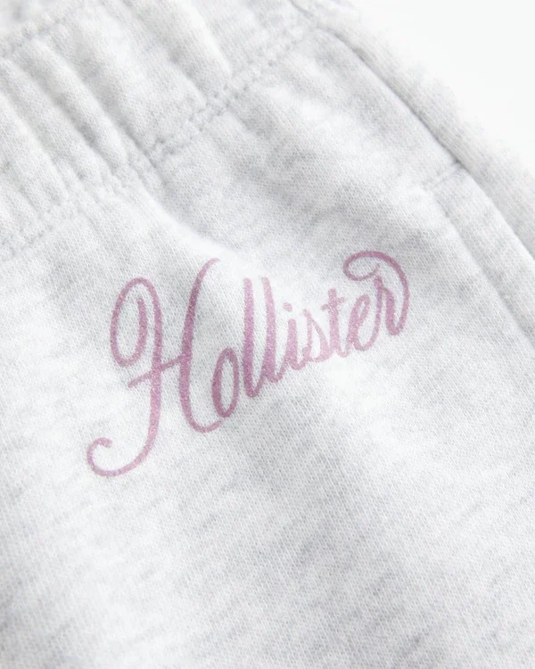 Glitzerndes Logo-Grafik Wide-Leg Sweatpants Glitzerndes Logo-Grafik Wide-Leg Sweatpants